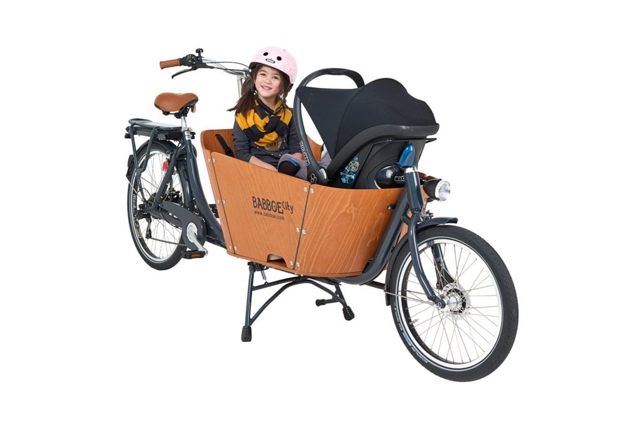 Babboe Maxi-Cosi-Halterung fu00fcr Lastenru00e4der