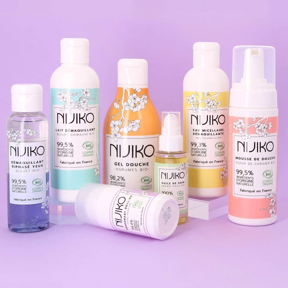 nijiko Démaquillant Yeux Bio à l'Eau de Bleuet Démaquillant et nettoyant