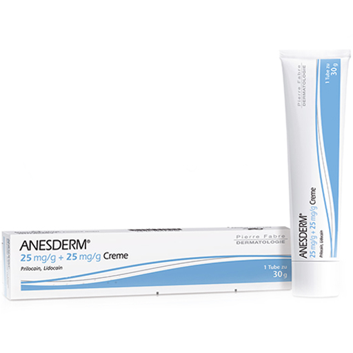 ANESDERM 25 mg/g   25 mg/g Creme  30 g  Creme