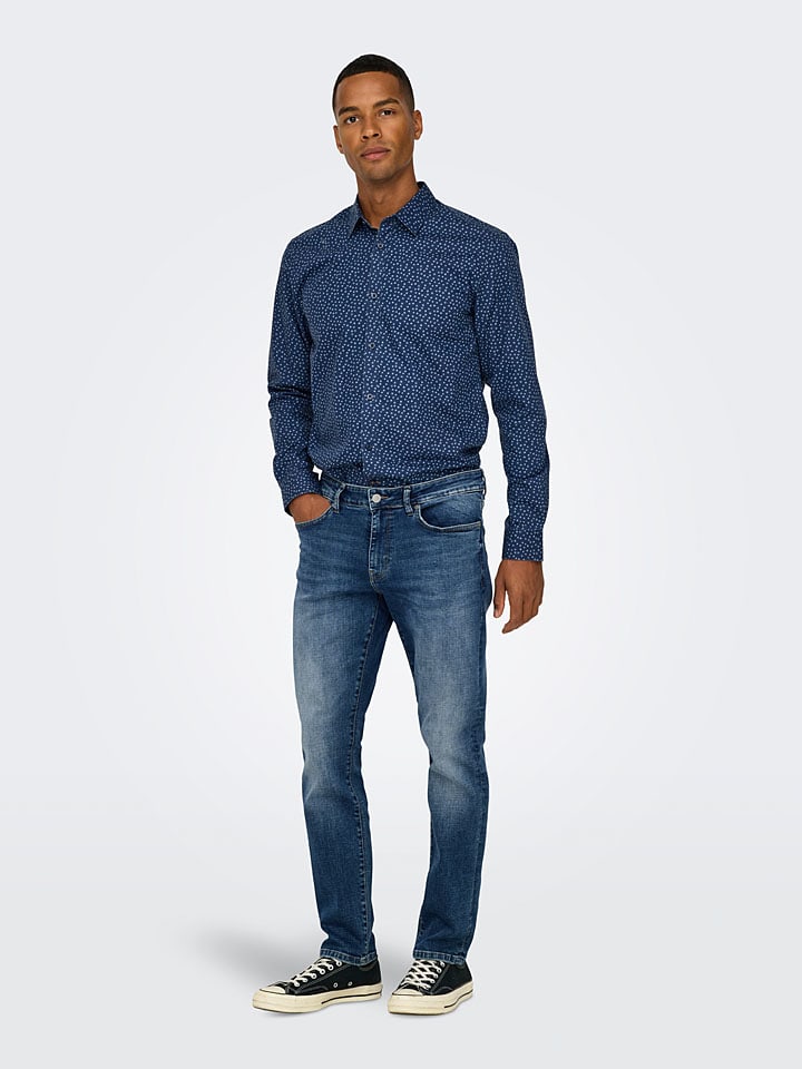 ONLY & SONS Jeans - Slim fit - in Blau günstig kaufen