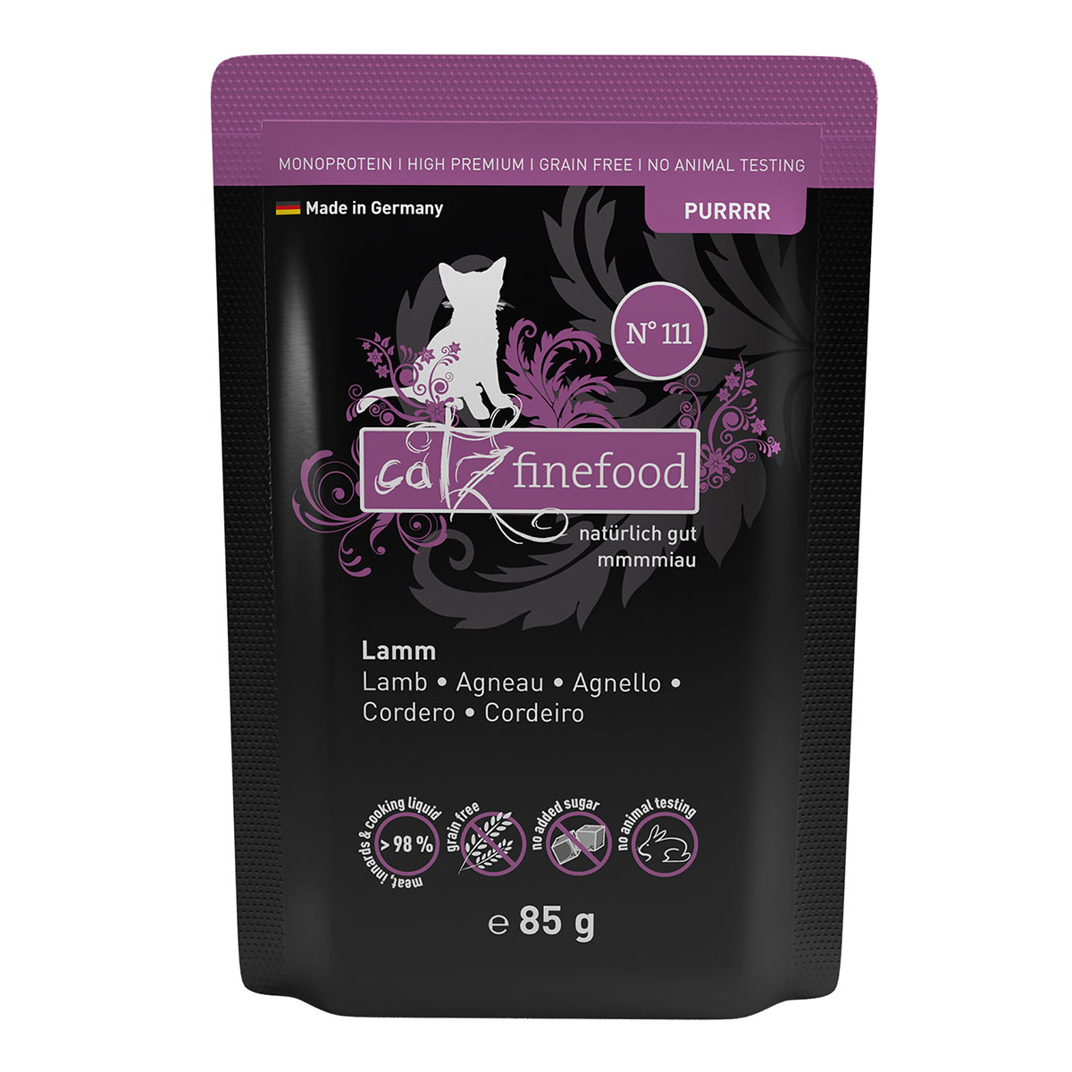 catz finefood Purrrr No.111 Lamm 16x85g kaufen bei ZooRoyal