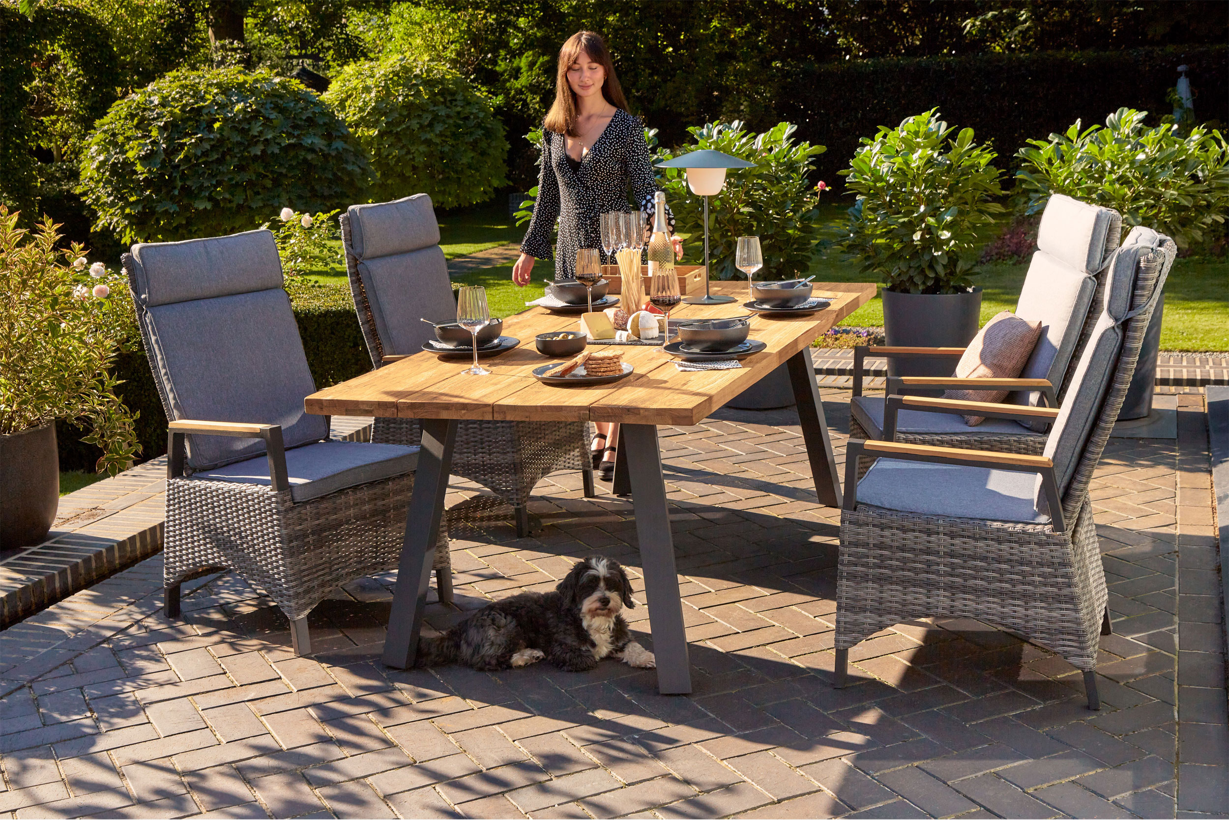 OUTDOORGartensessel Rückenverstellung
