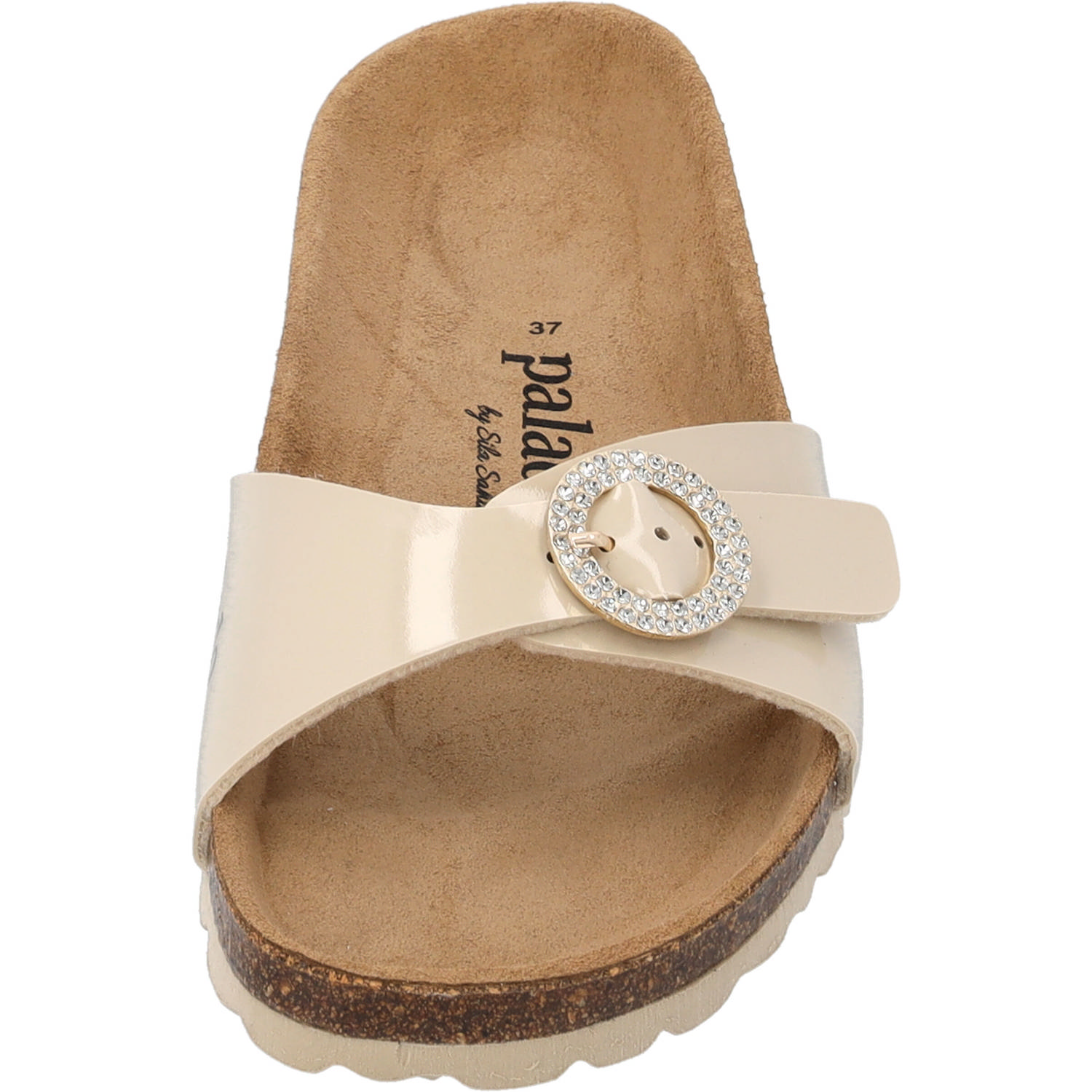 Palado Malta RD by Sila Sahin, Pantoletten, Damen, Beige Lack