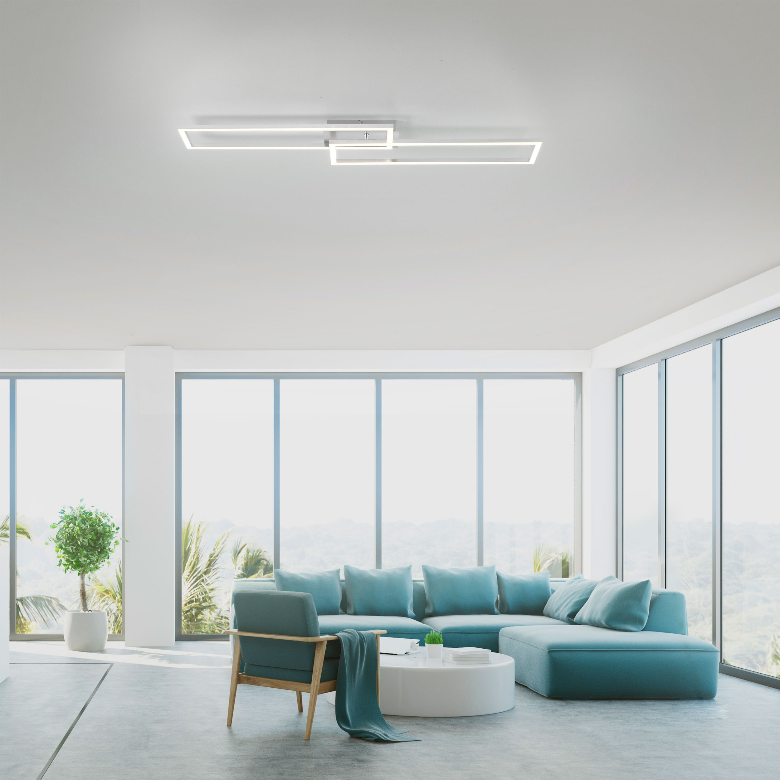 JUST LIGHT.LED-Deckenleuchte 1flg