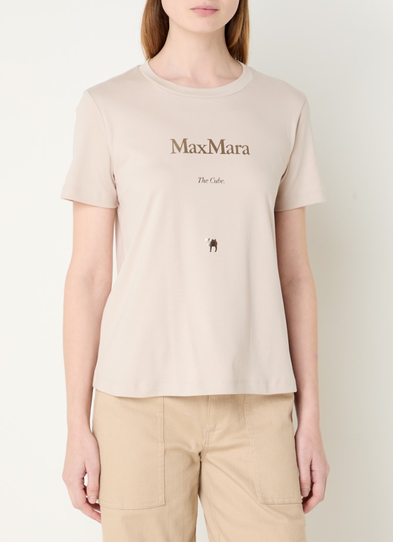 MaxMara Quieto T-shirt with logo print