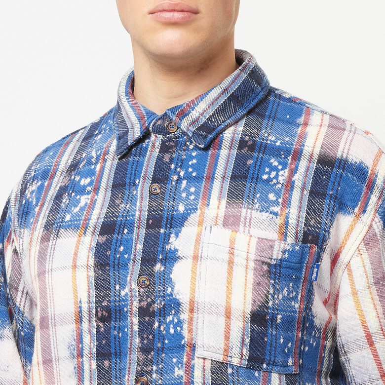 JORDAN x Awake NY Flannel Shirt Blue