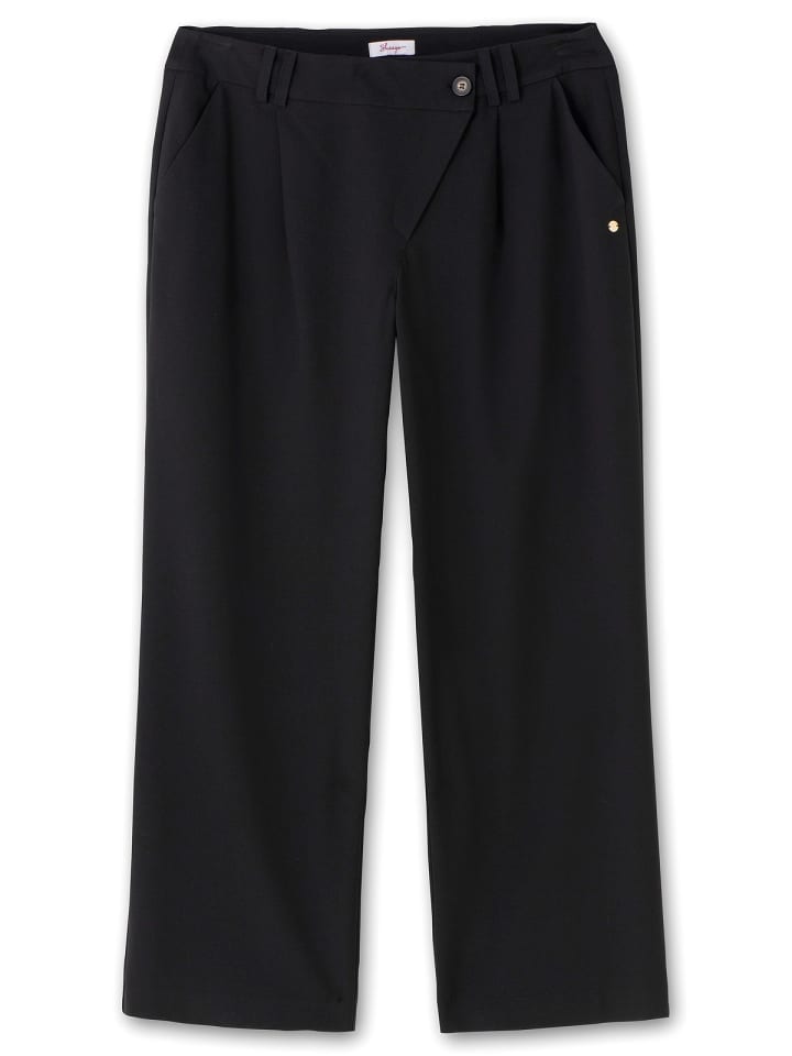 sheego Hose in schwarz günstig kaufen