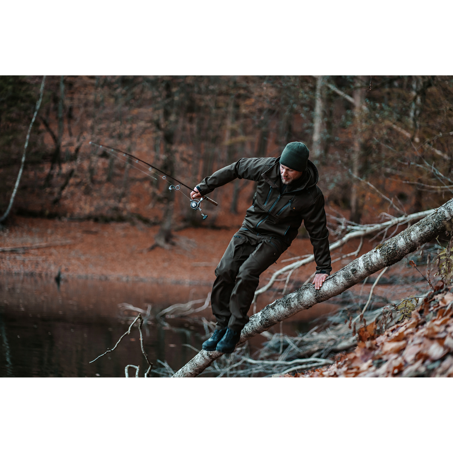 il Lago Prestige Herren Funktionsjacke Shawk (oliv)