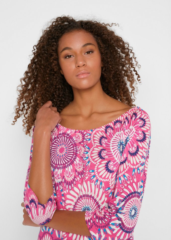 Baumwoll Shirt, 3/4-Arm