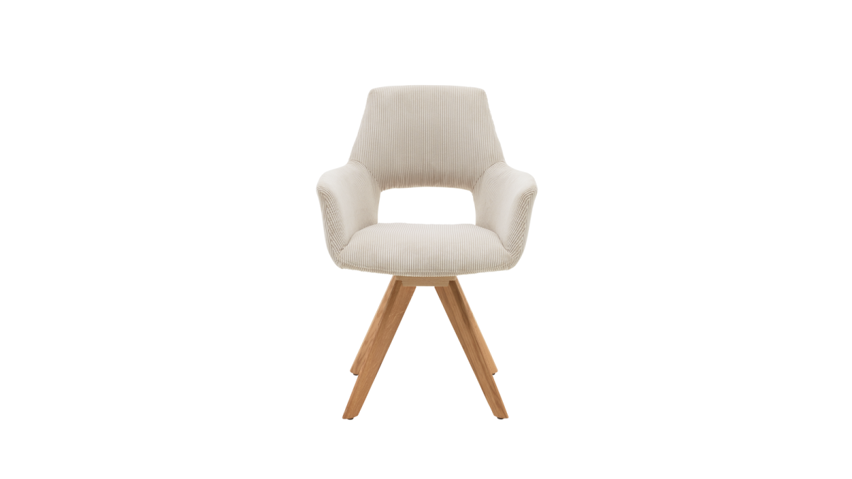 Interliving Schalensessel 5605 Cord Ecru