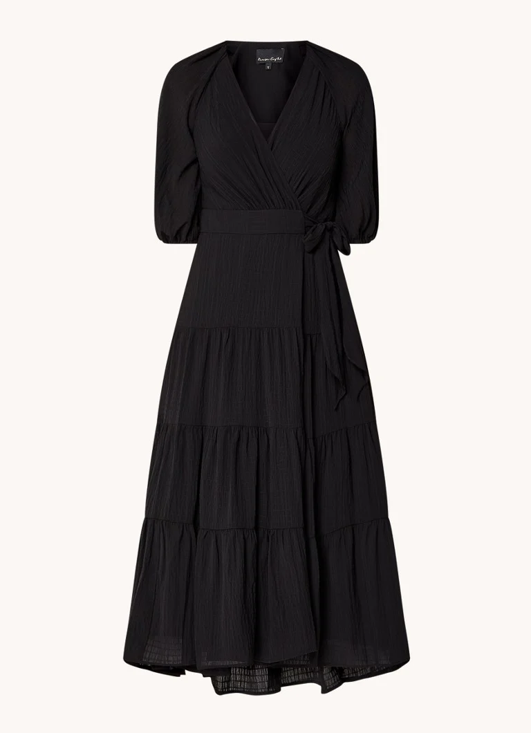 Rochie înfășurată Morven Phase Eight neagră 08