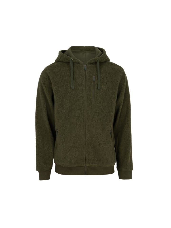 DANISH ENDURANCE Fleecejacke High Pile in dark green günstig kaufen