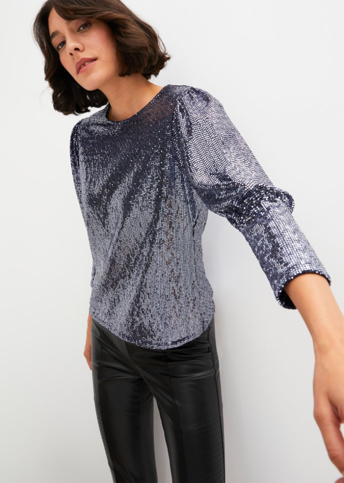 Pailletten-Shirt