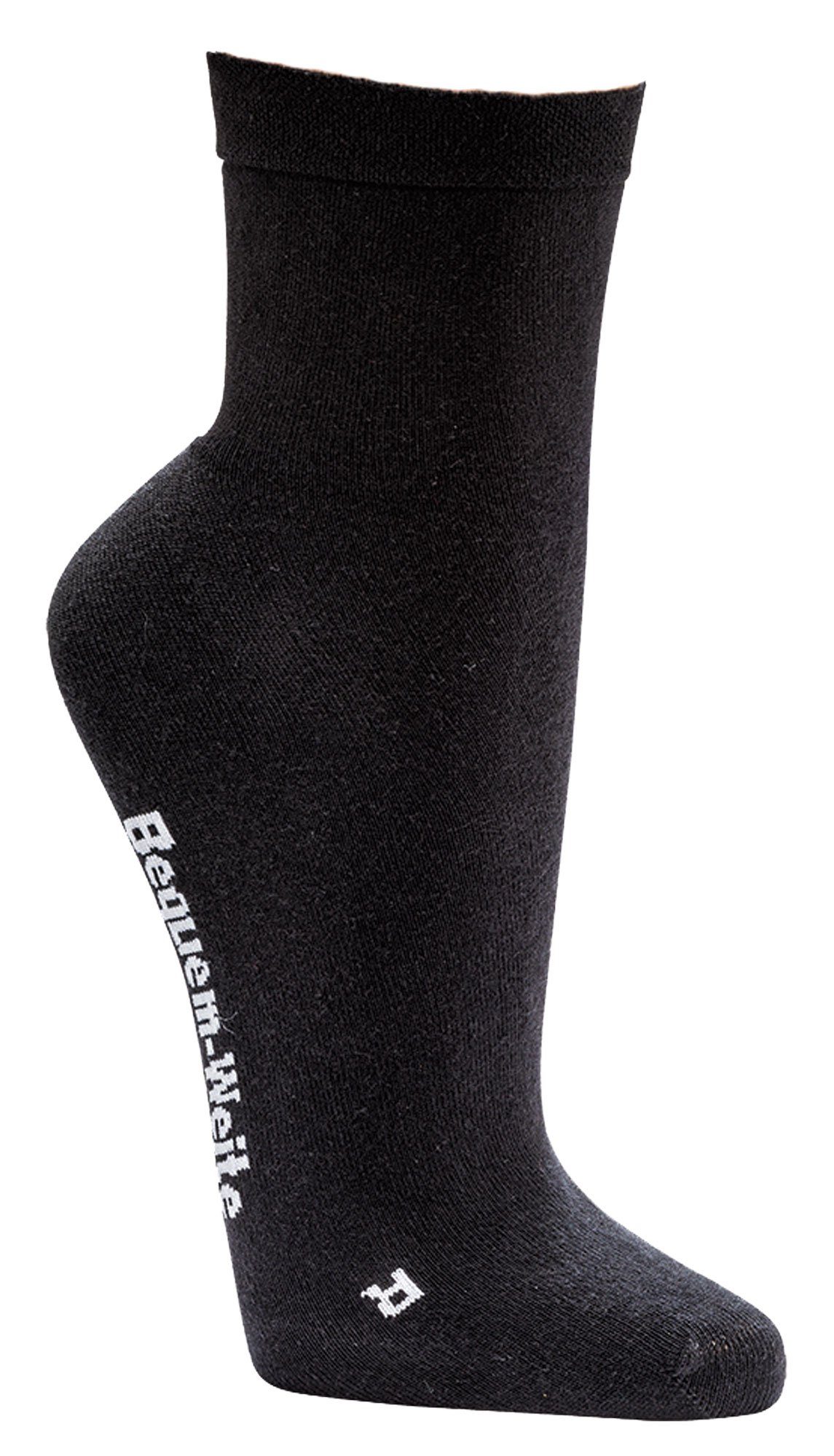 Wowerat Diabetikersocken Diabetikersocken Kurzschaft EXTRA-BREIT weit Diabetes Strümpfe (2 Paar) extrem weit