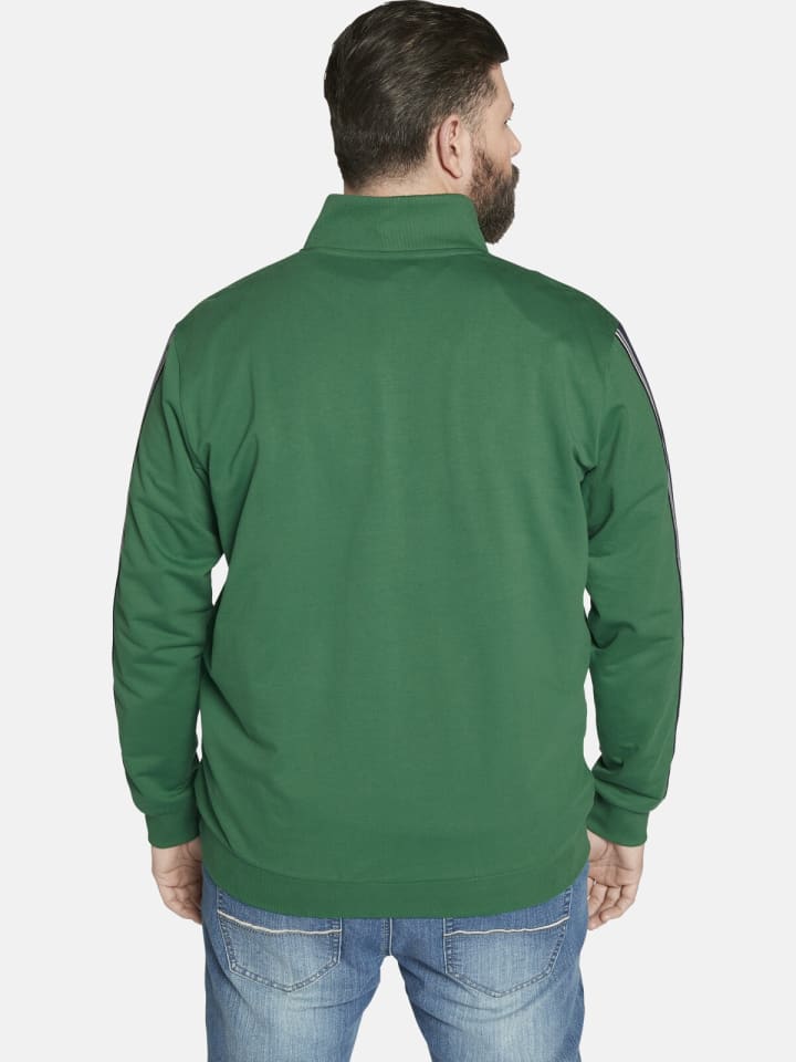 Charles Colby Sweatshirt EARL TIARNAN in dunkelgrün günstig kaufen