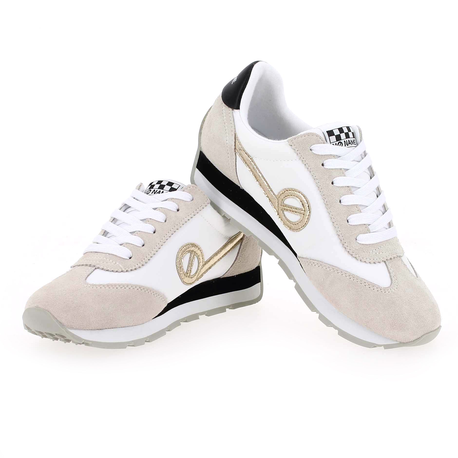 No Name  CITY RUN JOGGER - Blanc Crème