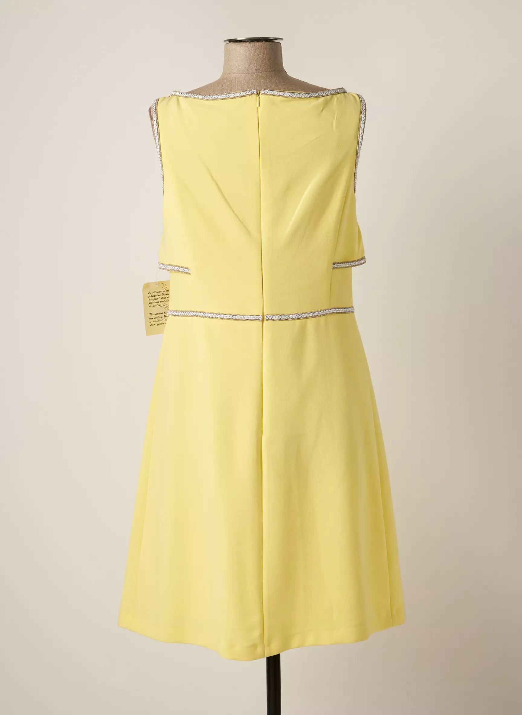 Sonia K Robes Mi Longues Femme couleur jaune
