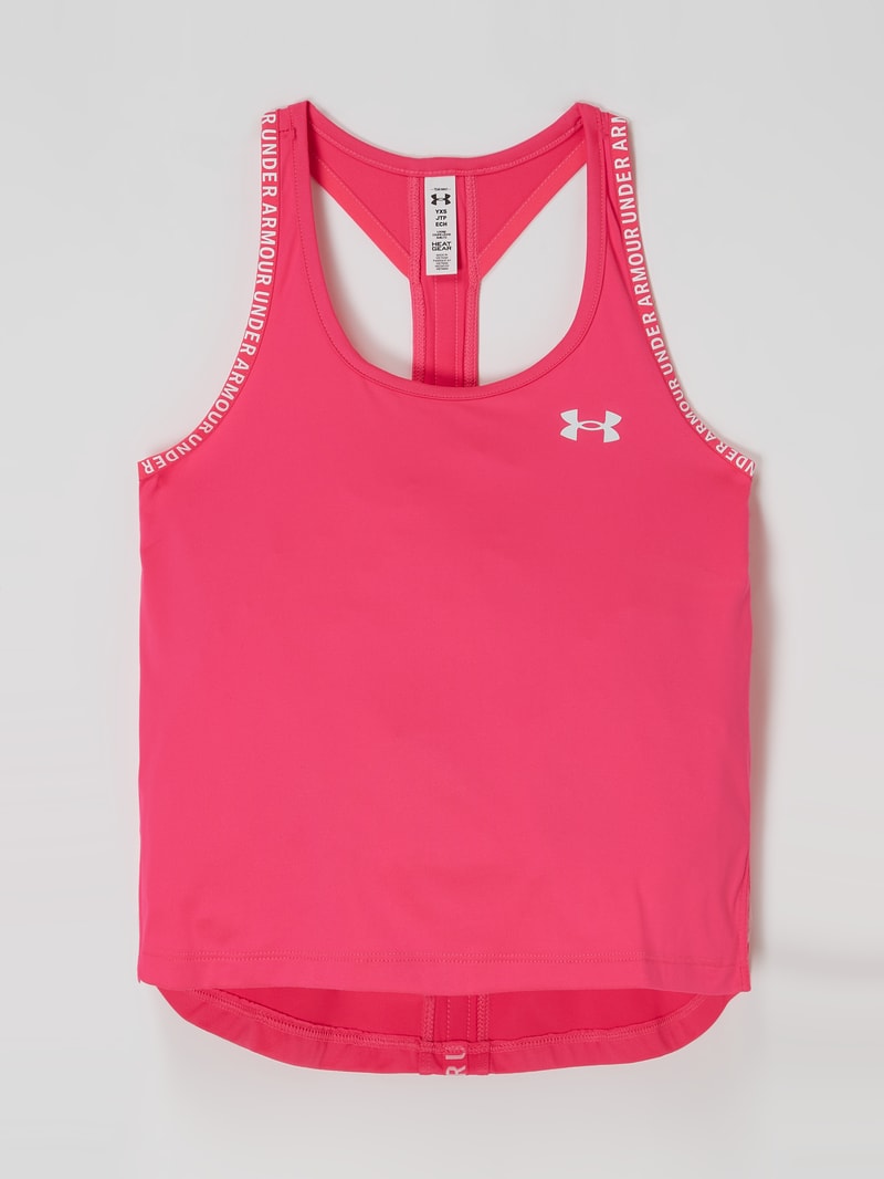 Loose Fit Top mit Logo in pink