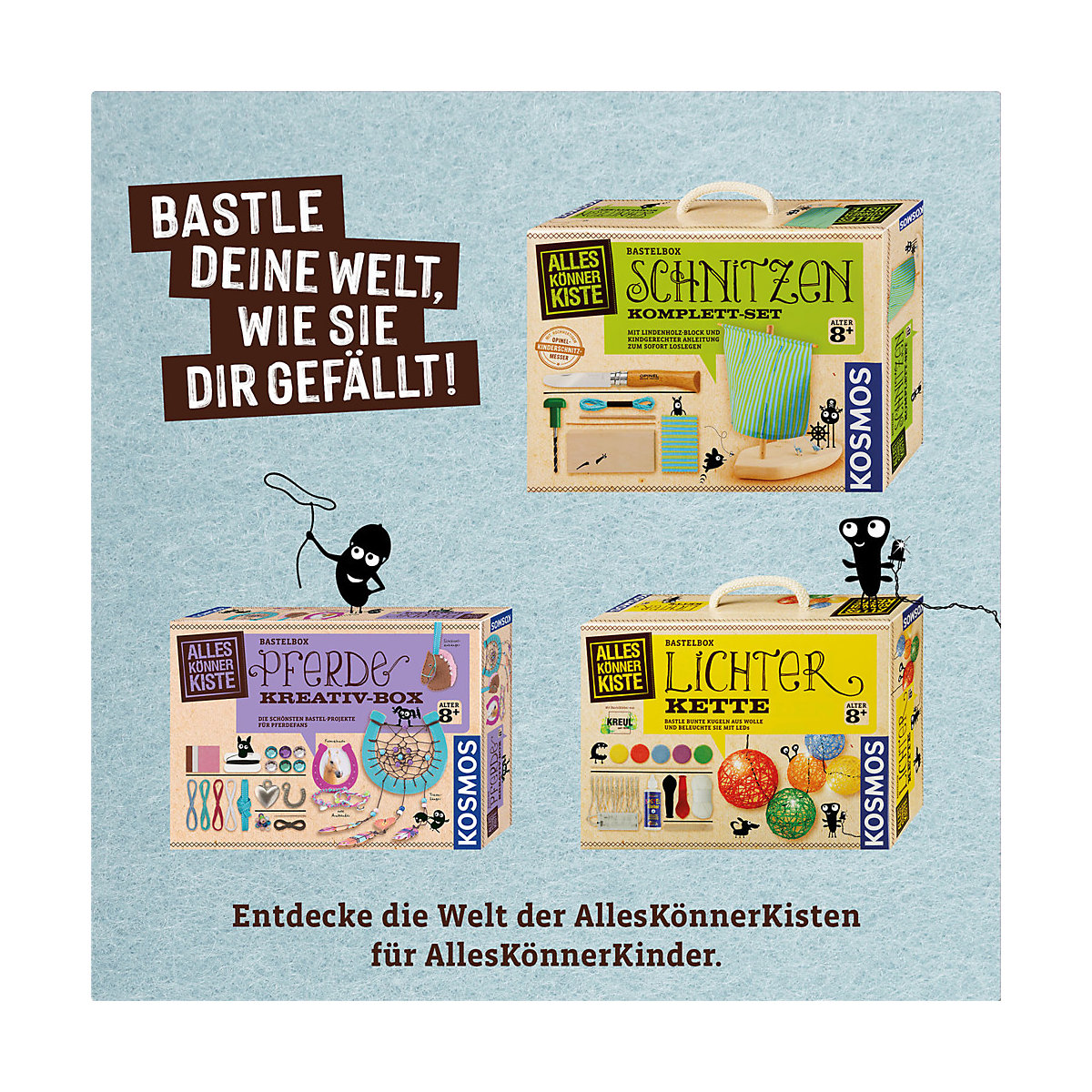 Alleskönnerkiste: Bastelbox Schwämme häkeln