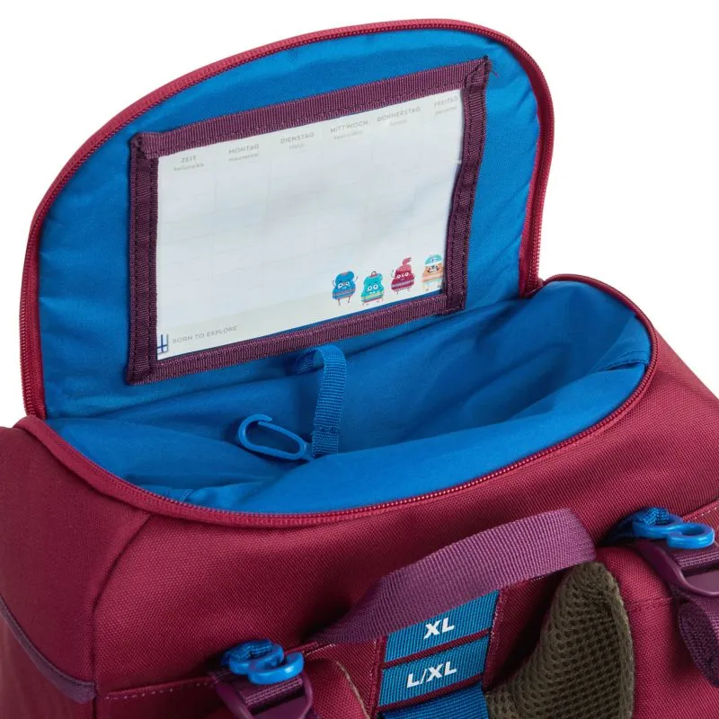 finkid BUDDY EKO SPORT 4tlg. Schulranzenset - wild berry\/purple