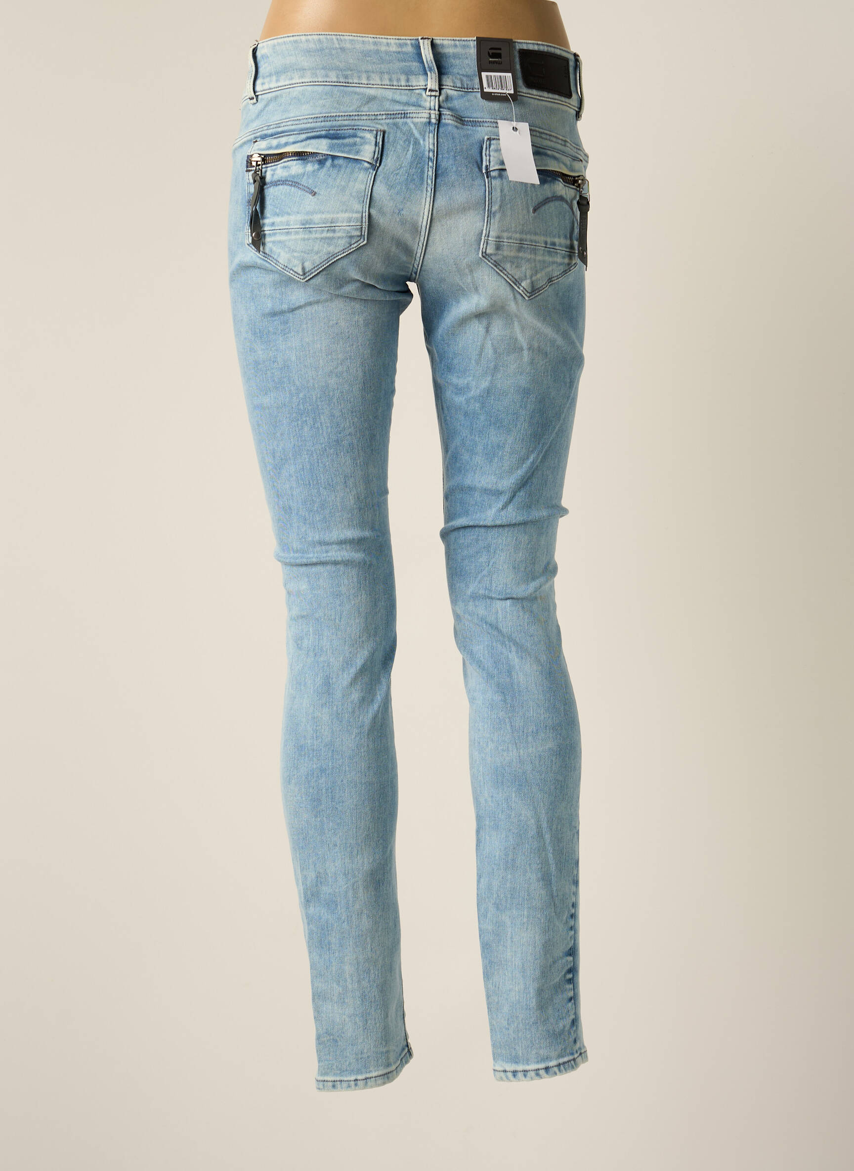 G Star Jeans Skinny Femme couleur bleu