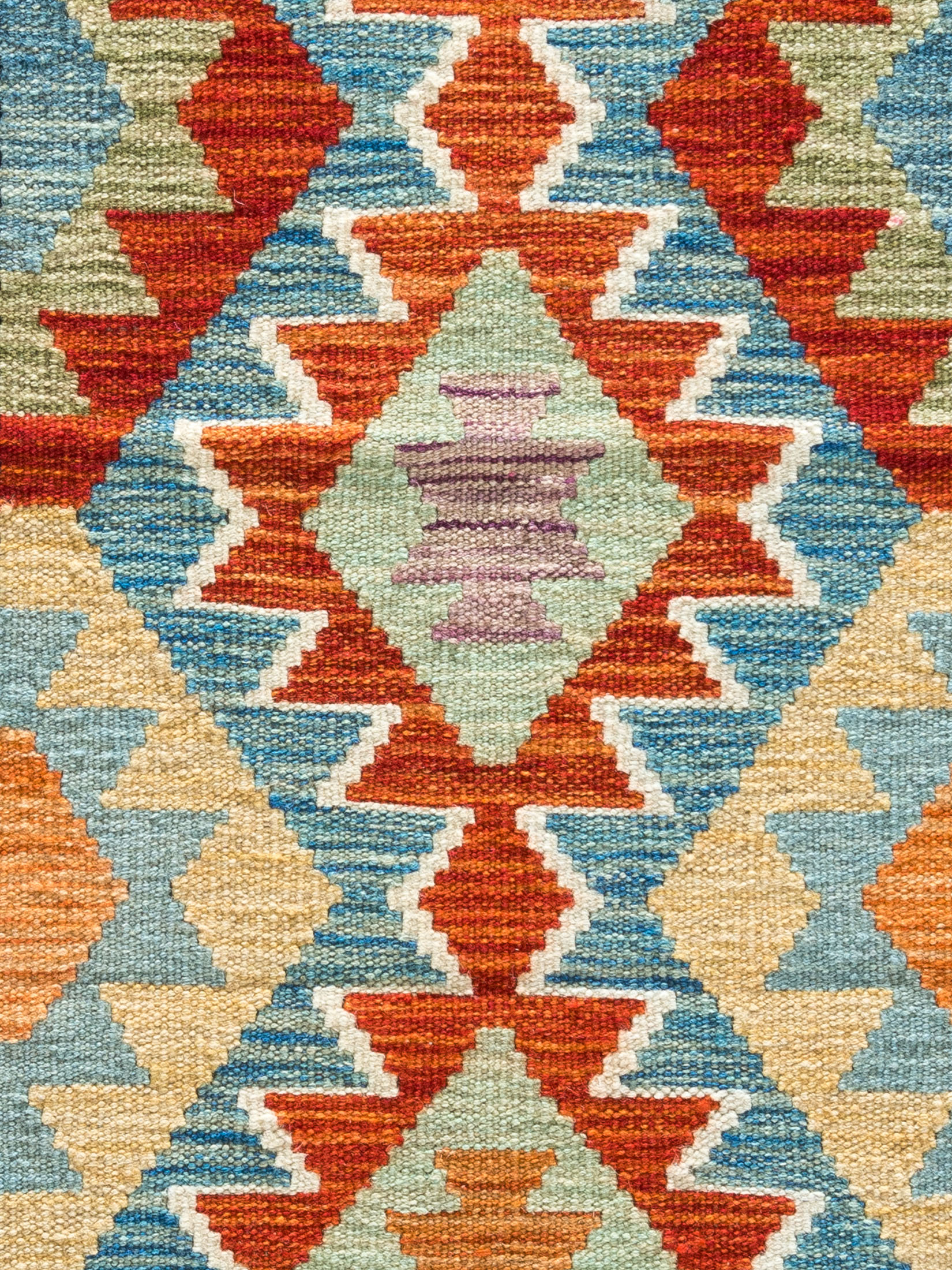 Afghan Kelim ca. 74 x 200 cm, Unikat / Einzelstück