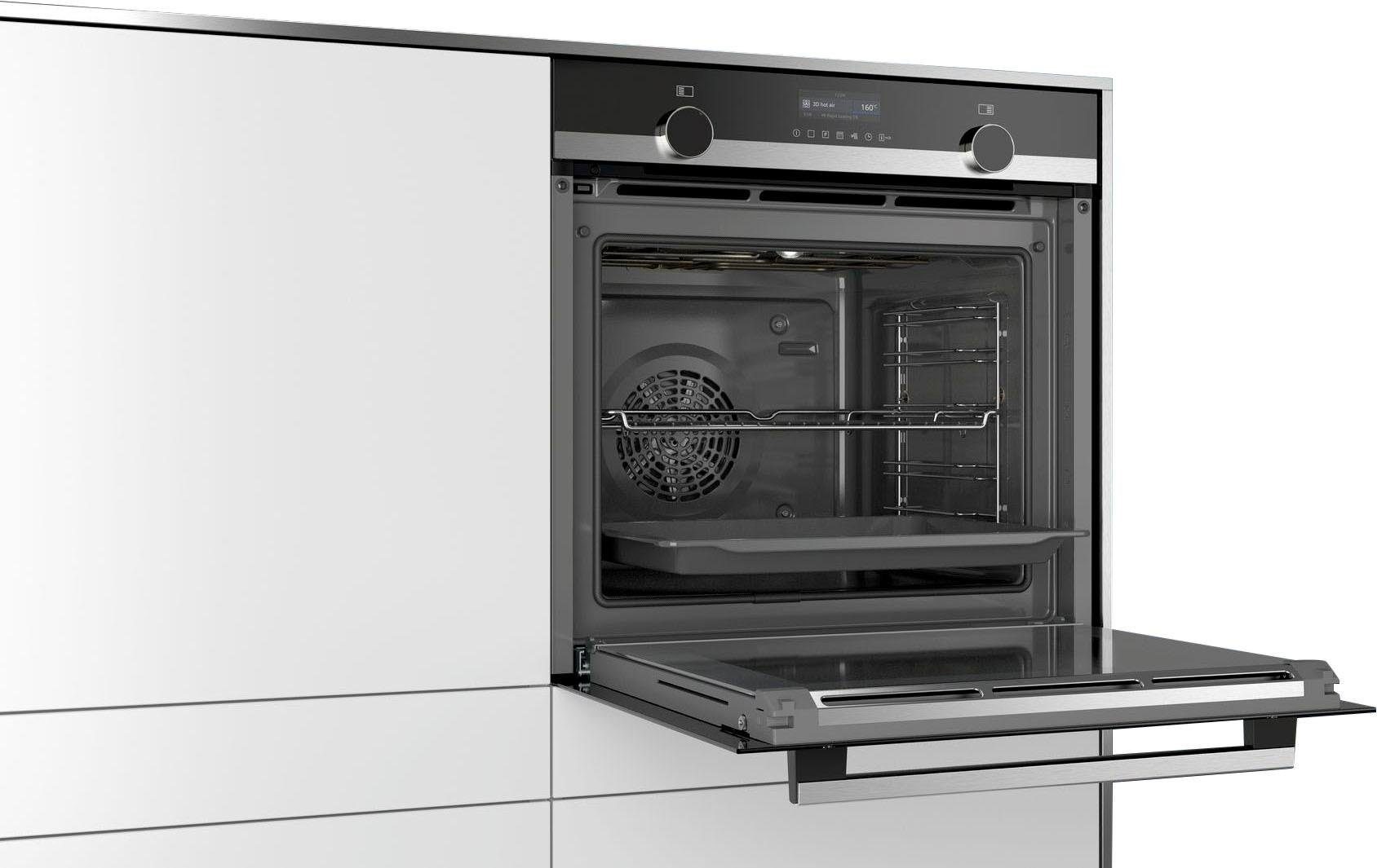 SIEMENS Einbaubackofen iQ500 HB579GBS0, mit Teleskopauszug nachrüstbar, Pyrolyse-Selbstreinigung