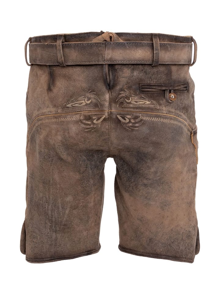MADDOX Lederhose FELIXSEE in dunkelbraun günstig kaufen