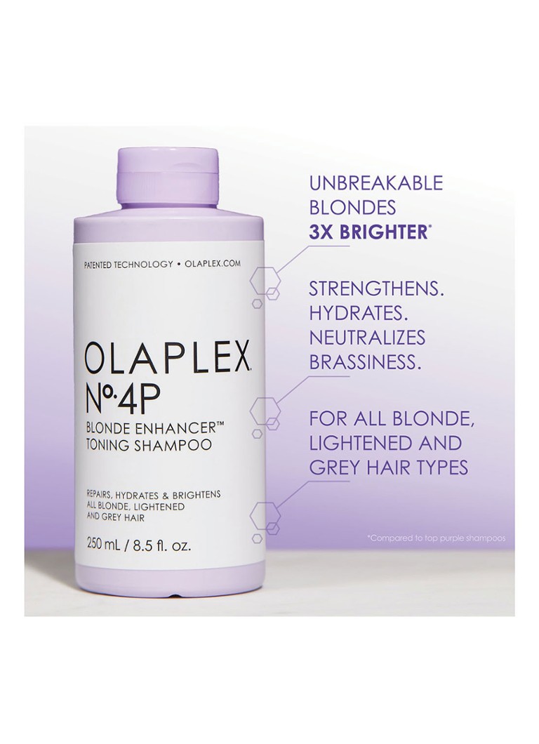 Olaplex No.4P Blonde Enhancer Toning Shampoo