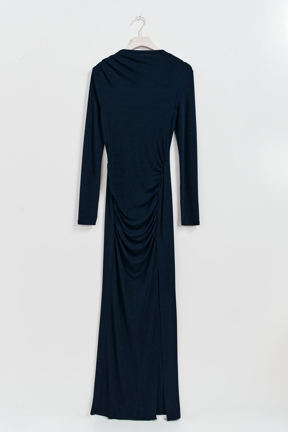 Drapy maxi slit dress