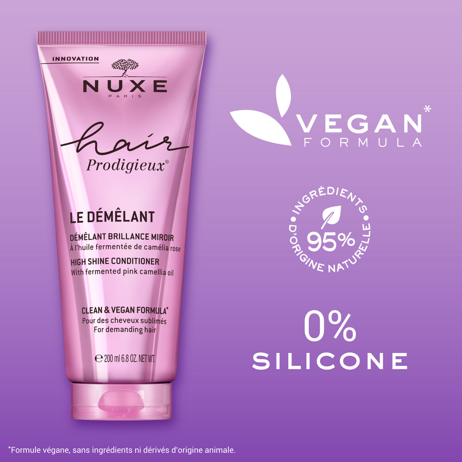 Nuxe Démêlant Brillance Miroir Hair Prodigieux® - Tous types de cheveux - 200ml