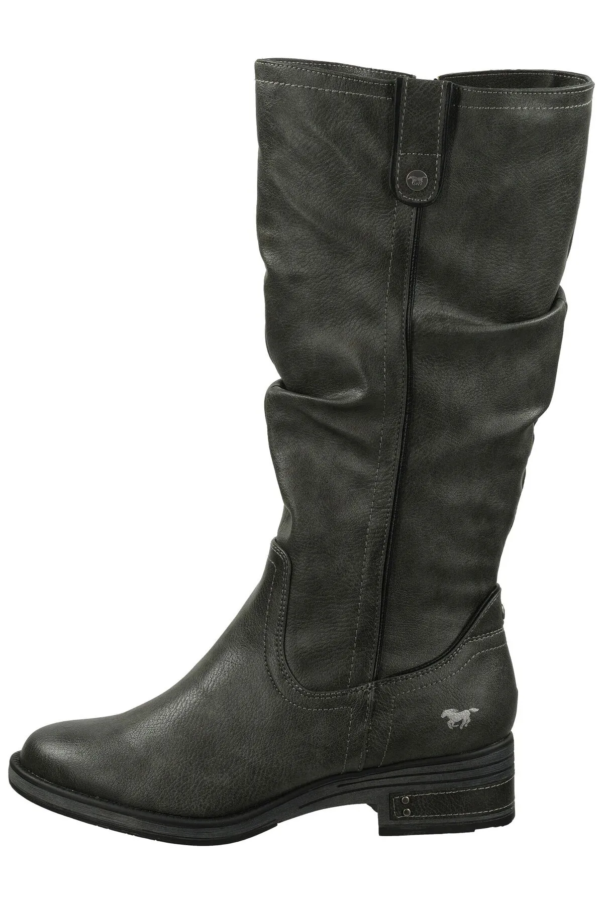 Mustang  Stiefel - Grau - Blockabsatz