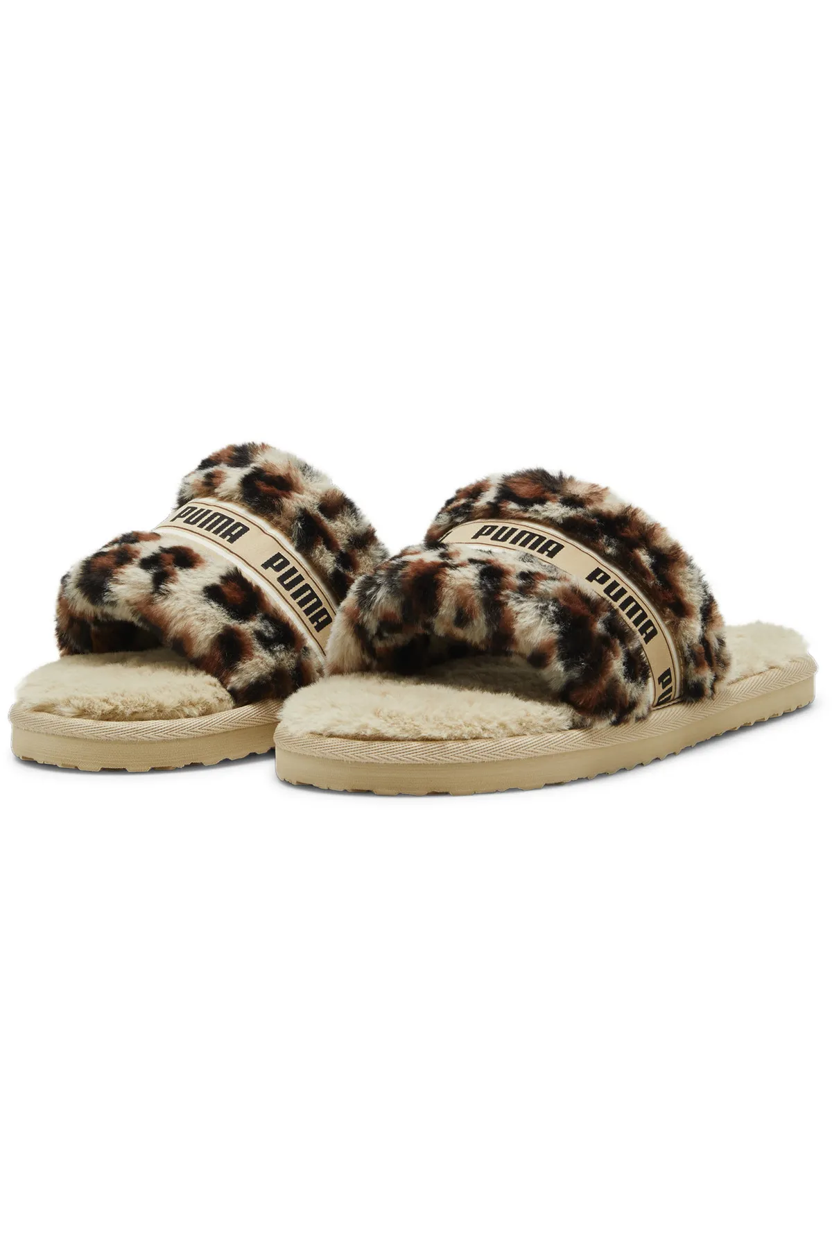 Puma  Pantolette - Beige - Flacher Absatz