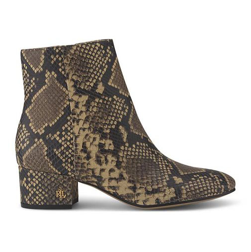 Lauren Ralph Lauren Leder-Stiefelette WELFORD