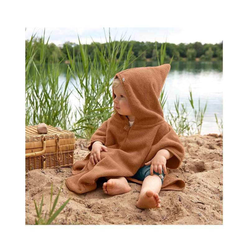 Poncho de plage caramel Lässig
