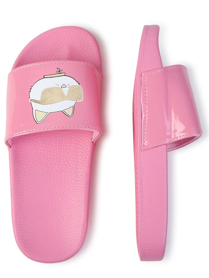 Karl Lagerfeld Kids Pantoletten  in Rosa günstig kaufen