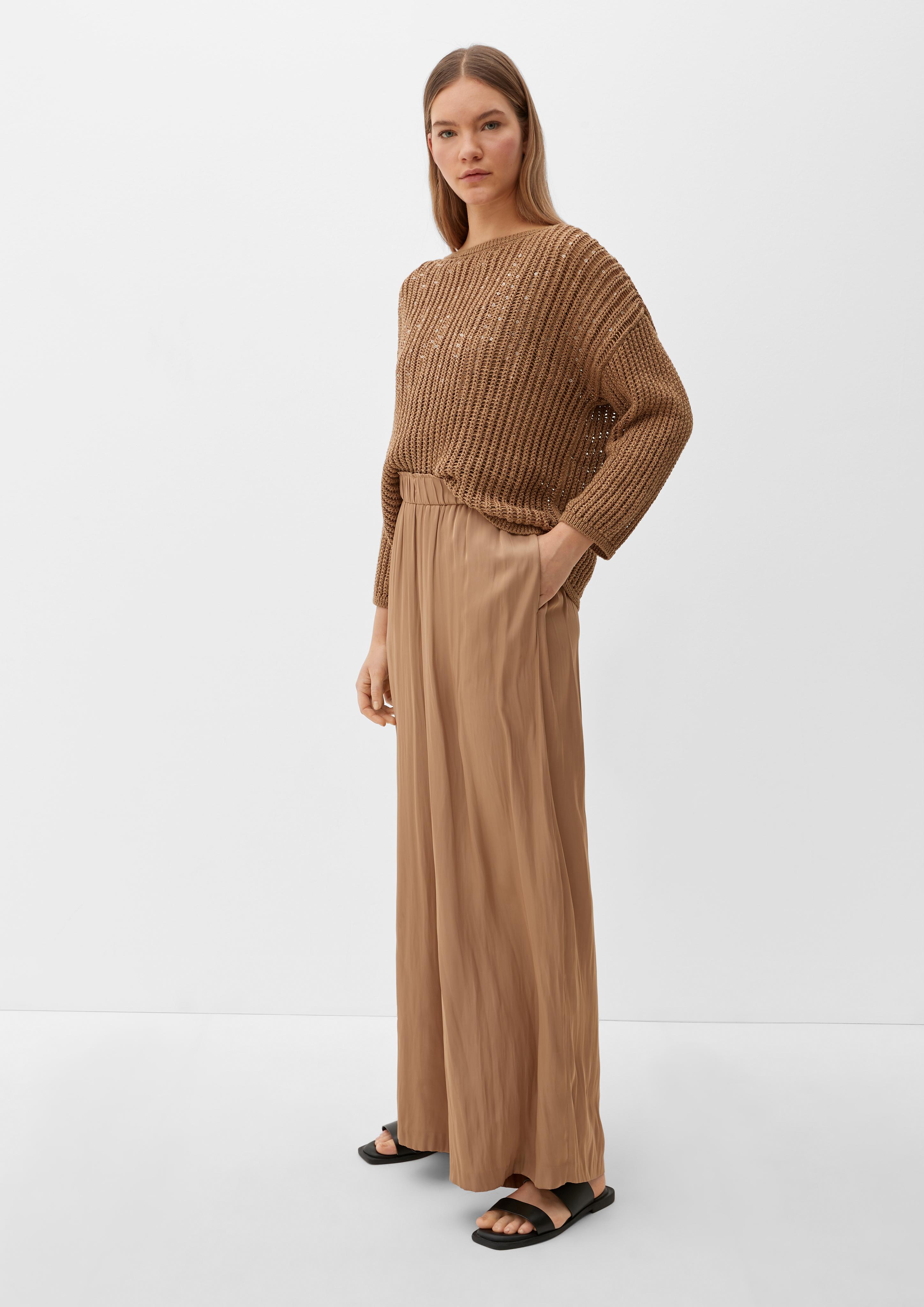 Strickpullover mit Pailletten  2126682-8461