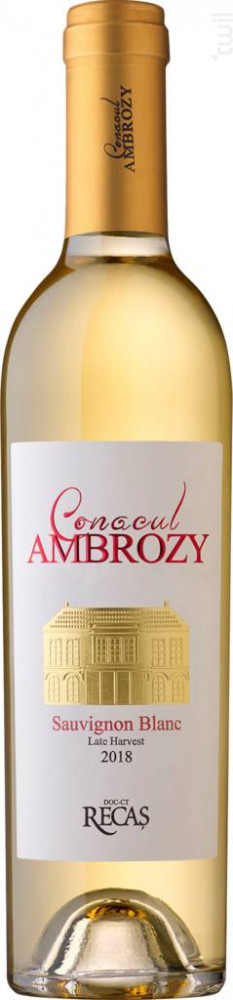 Conacul Ambrozy Sauvignon Blanc Late Harvest Cramele Recas Vin Blanc●Vins de Roumanie 2018 37.5cl
