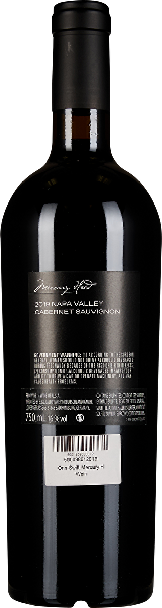 Orin Swift Mercury Head 2019