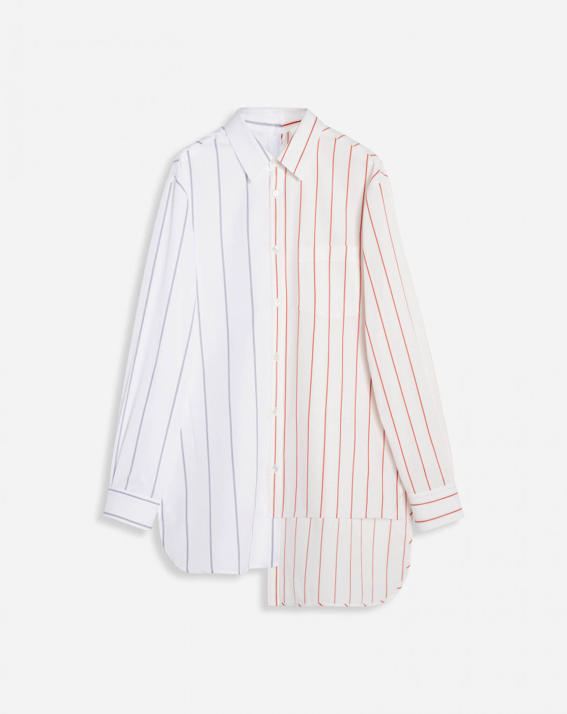 CHEMISE BI GOUT A RAYURES