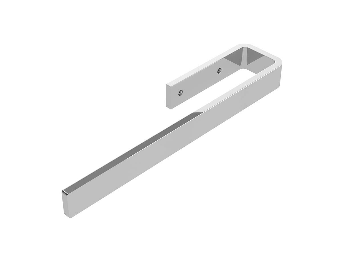 einfachgutemoebel Aufsatzwaschbecken Qualitäts Handtuchhalter Bath-O-Line, 320mm einarmig, chrom
