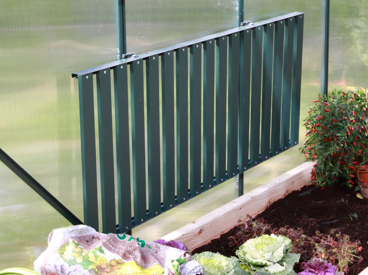 Vitavia Alutisch, abklappbar, 120x56x81cm, grün