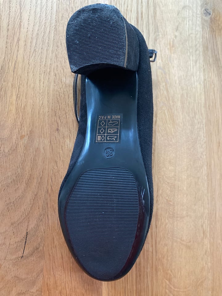 Poti Pati Spangenpumps in Schwarz günstig kaufen 39