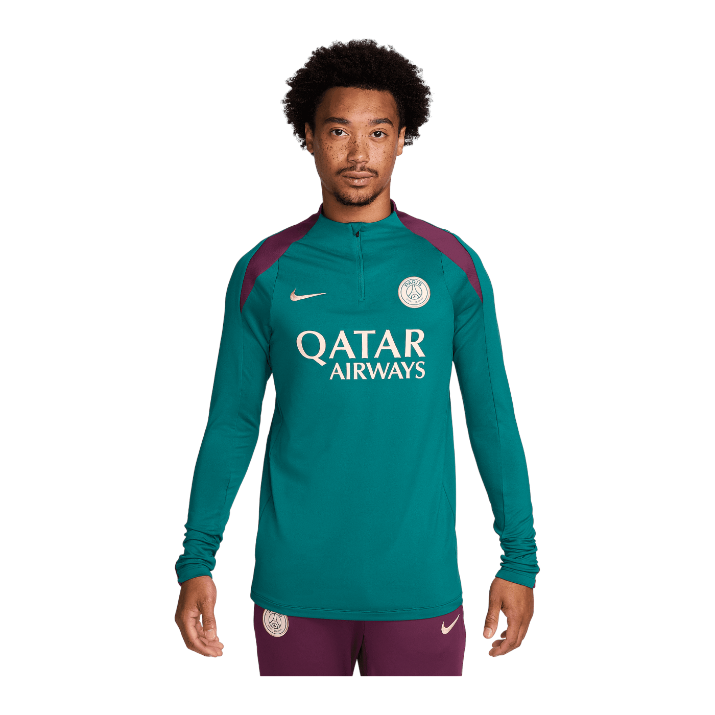Nike Paris St. Germain Drill Top Grün F382