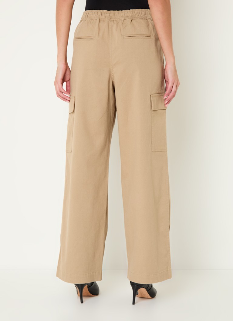 French Connection Atena high waist loose fit cargo trousers with side pockets