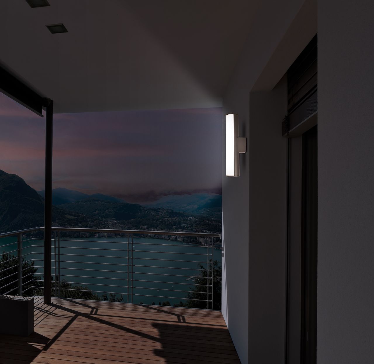 Näve Leuchten LED Außen Wandleuchten l:30cm 