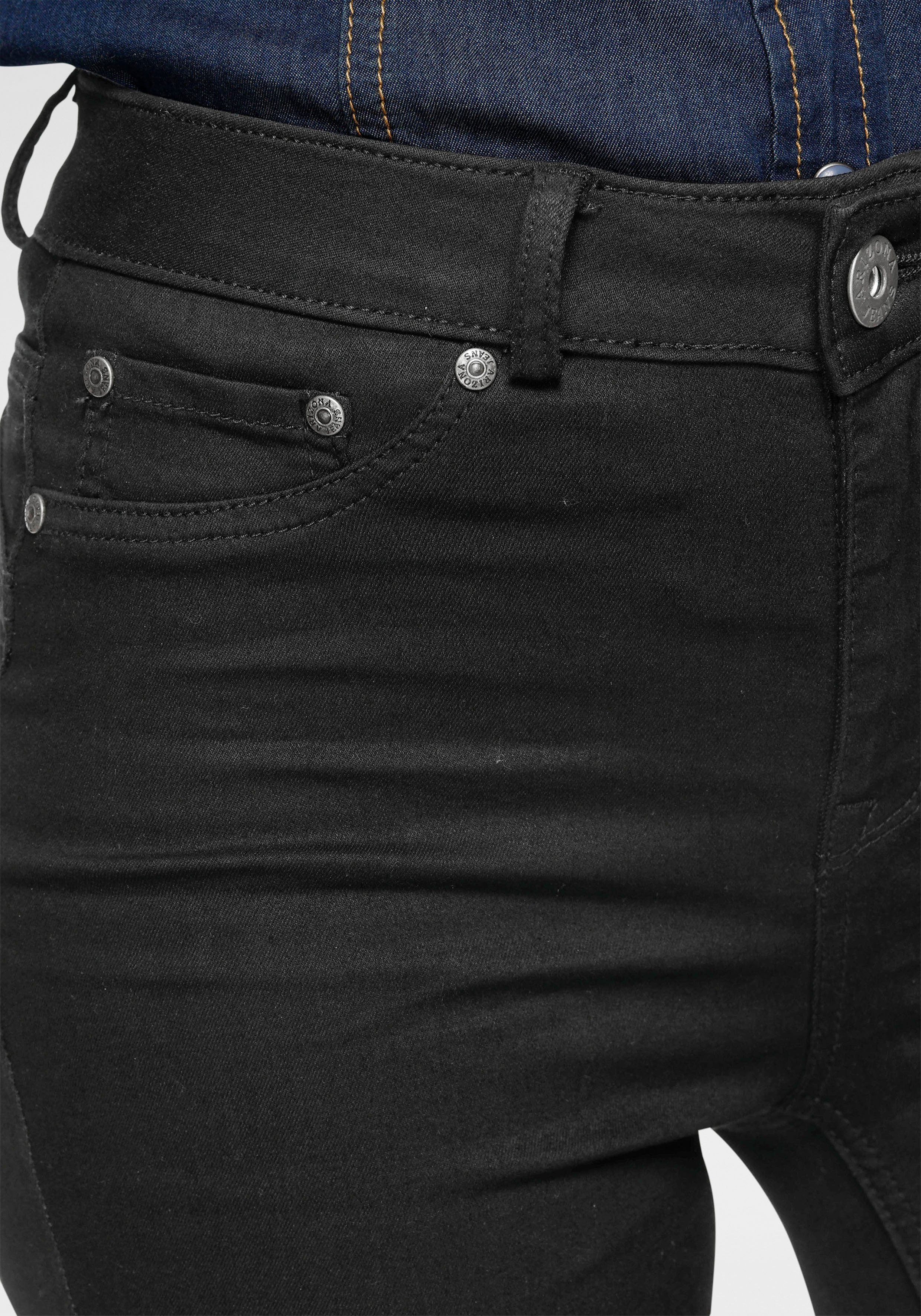 Arizona Skinny-fit-Jeans Ultra Stretch High Waist mit Shapingnähten