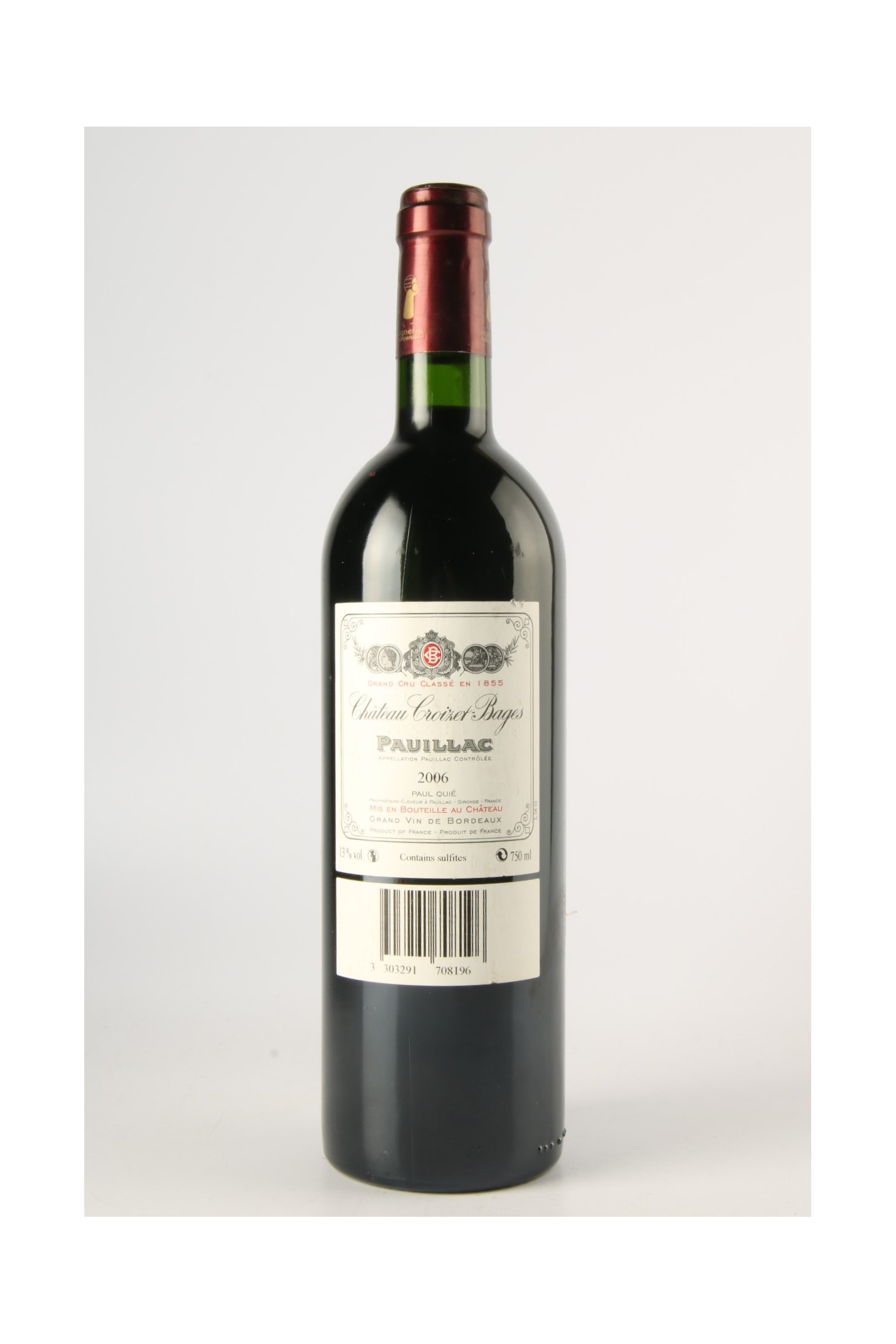Château Croizet Bages 2006, Pauillac