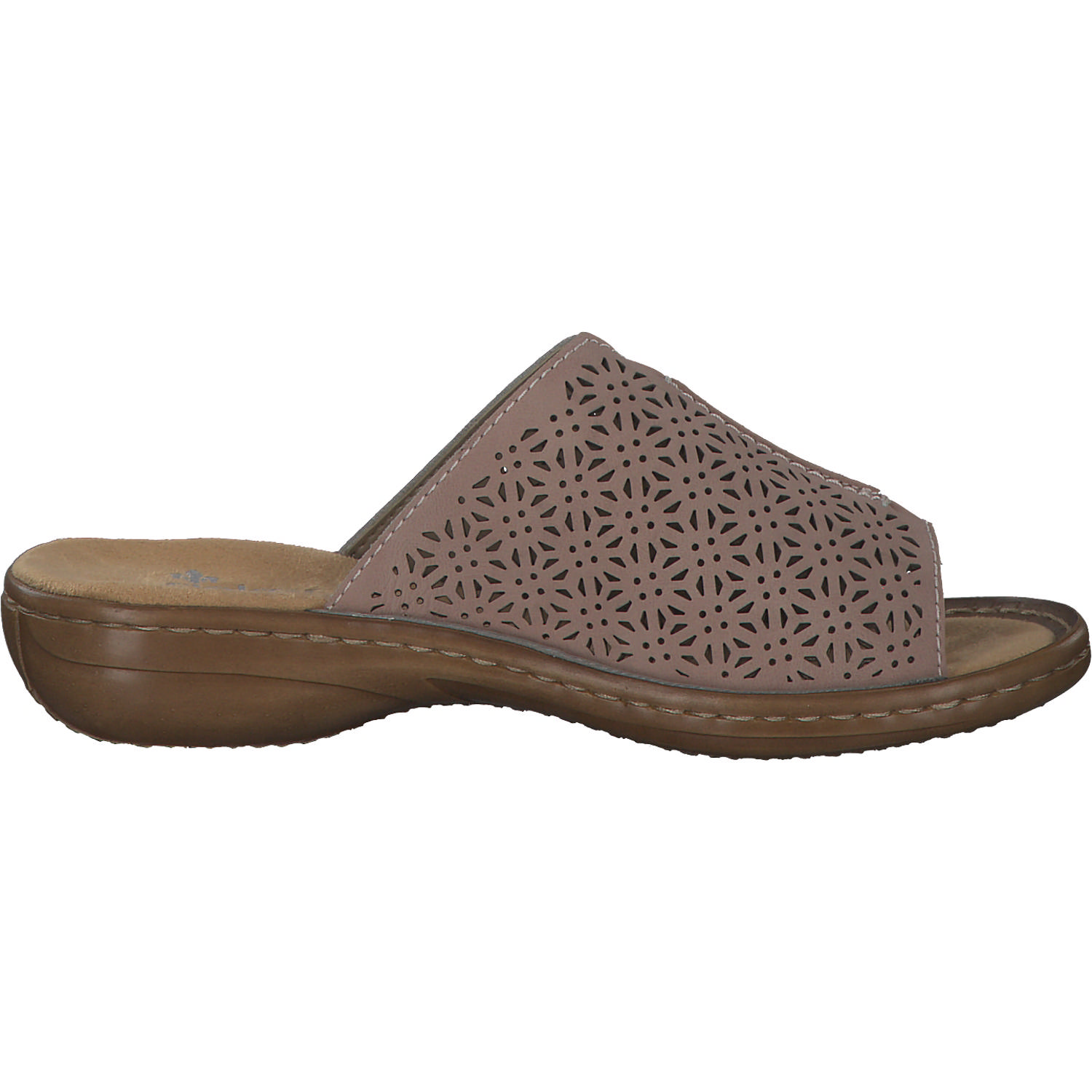 Rieker 608M9, Pantoletten & Badeschuhe, Damen, Rosa