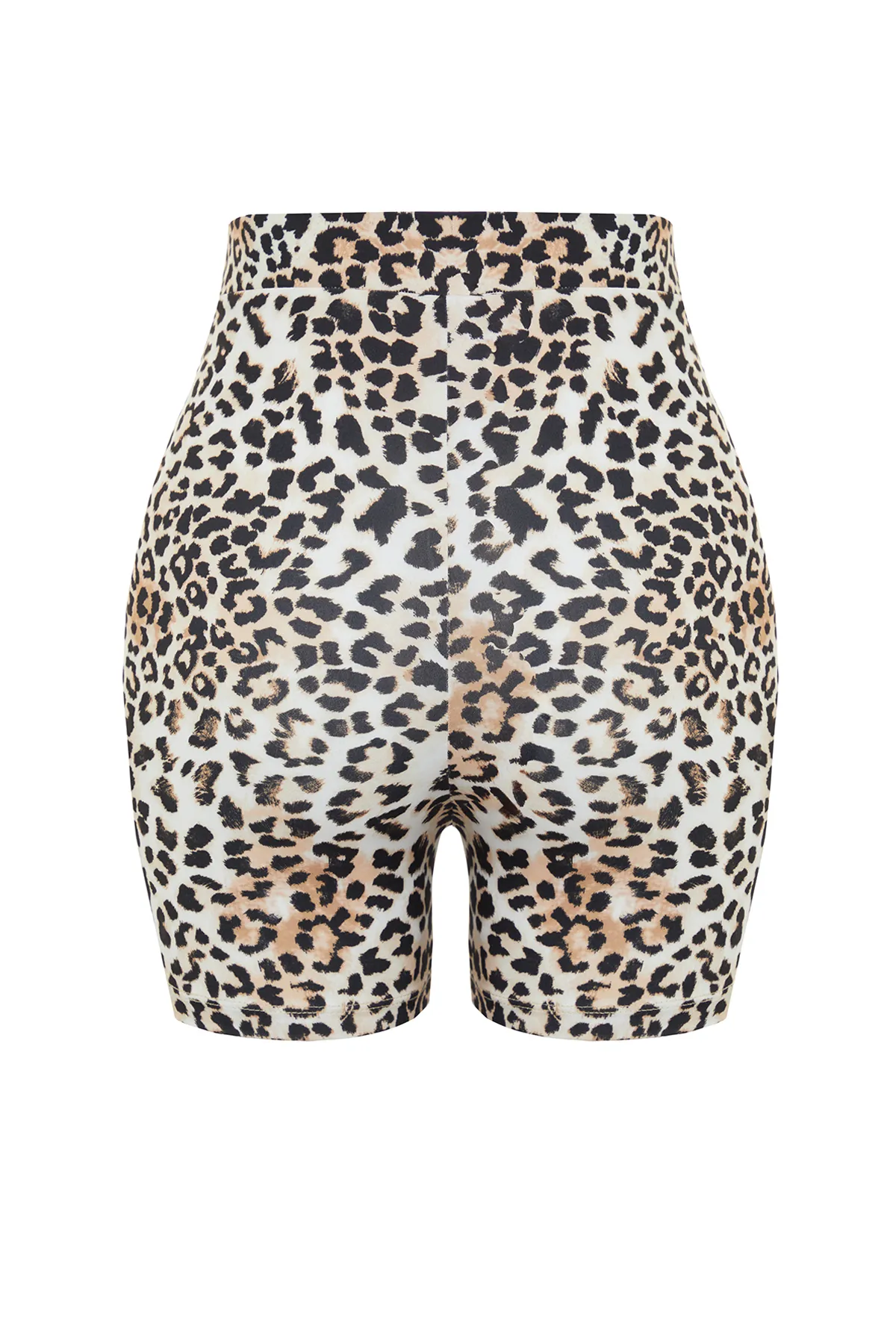 Trendyol Collection  Shorts-Bikinihose mit Tiermuster und hoher Taille TBESS24BA00106